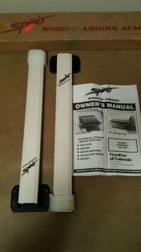 Carefree spirit standard 18" window awning arms cameo #55021 rv/camper/trailer