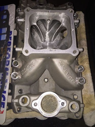 Edelbrock speier super victor 2970 intake manifold dominator flange
