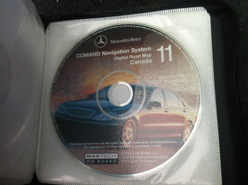 Mercedes comand navigation system map disk cd canda oem
