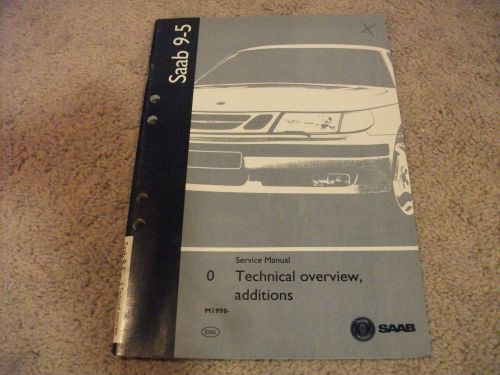1998 saab 9-5 technical overview, additions service manuals manual