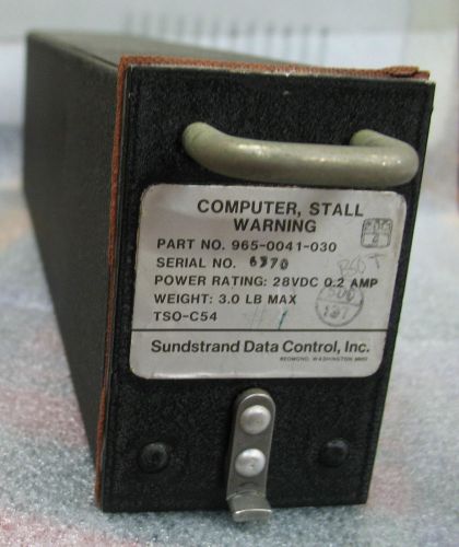 Stall warning computer from a g-iii p/n 965-0041-030