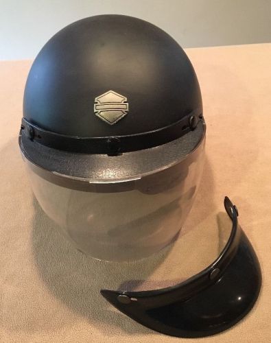 Harley davidson 1994 dot helmet made in italy by bieffe medium w/face visor