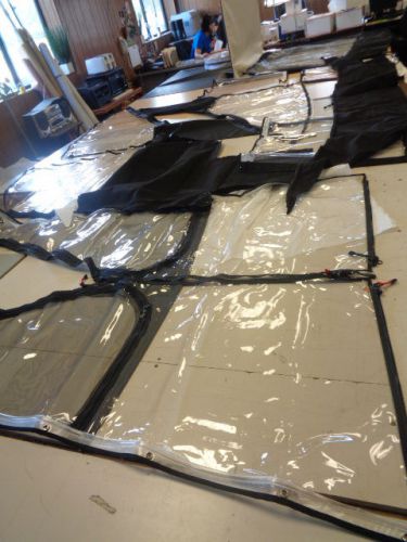 Doral 250 se 850-1-0152 jet black enclosure set ( 10 ) piece  marine boat