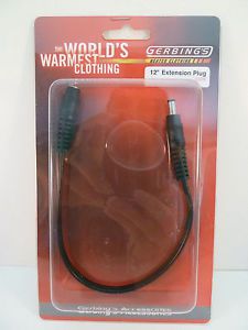 Gerbing&#039;s heated clothing 12 inch 1 ft extension plug cxpe cord new in pkg
