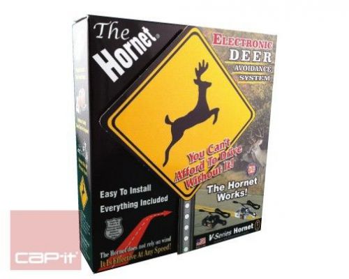 Deer avoidance system for motorcycles - the hornet - black