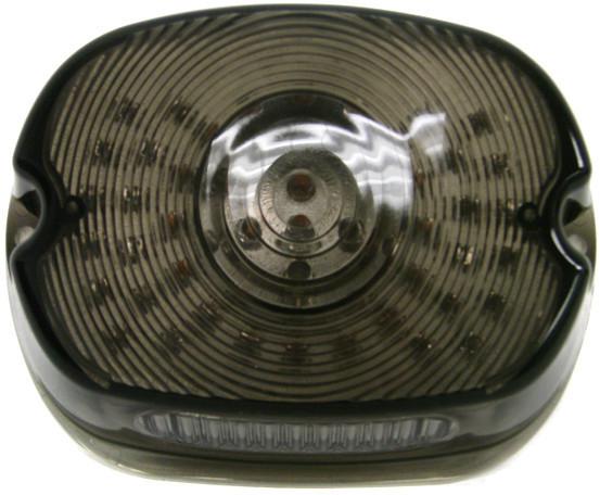 Smoke led tail brake light for 1991-2010 harley sportster softail dyna lay down