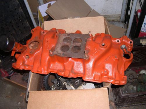 Gm 3844457 intake manifold 327 c.i. 4-bbl 1963  1964 283 chevelle nova corvette
