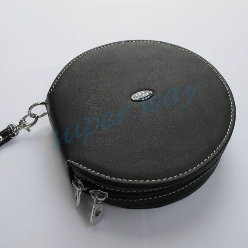 Round style dvd cd discs holder case storage zipper bag for ford accessories