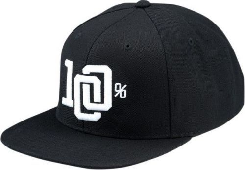 100% college mens snapback hat black wool os