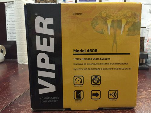 Viper model 4606v 1-way remote start system with keyless entry
