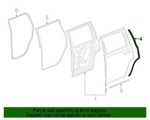Genuine 2016-2016 gm rear seal 23455370
