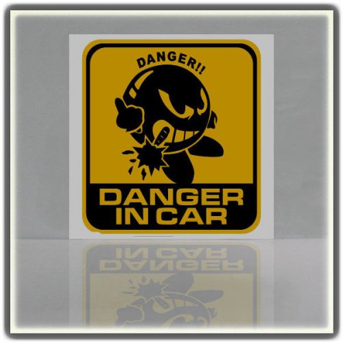 Car  danger in car reflective trunk warning decal vinyl tailgate sticker #cl53