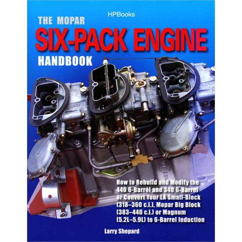Hp books hp1528 reference book mopar 6-pack engine handbook 5/08