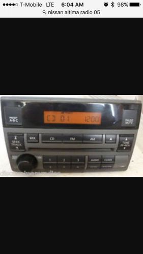 Used nissan altima radio