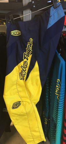 Troy lee 2017 pant gp quest blue/ yellow 32 mens