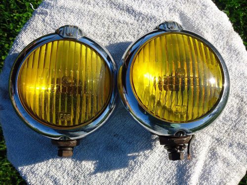 Vintage unity 6 volt fog lights / antique auto / rat rod / classic auto / truck