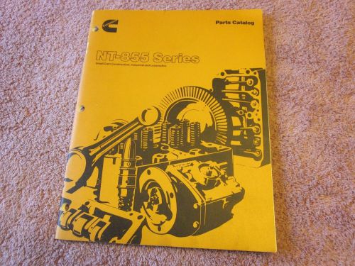 Original cummins nt-855 seriesparts catalog printed 1979 free shipping!