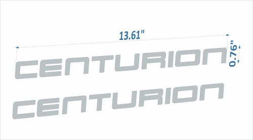 Centurion boat emblem 13" epoxy stickers resistant to mechanical shocks