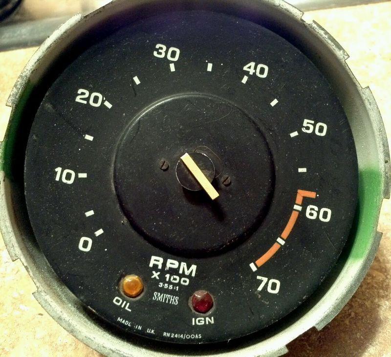 Tachometer smiths triumph tr6 parts only rn 2414/00as