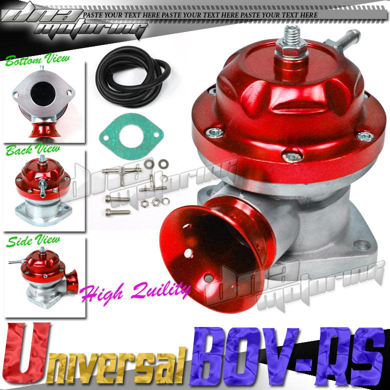 Jdm red rs psi adjustable blow off valve bov turbo/charger turbocharger boost ps