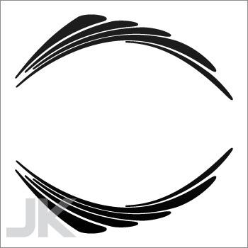 Decals sticker tribal racing design sports cars speed reverse images 0502 agxf9