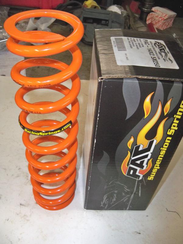 New pac coil over spring 14" x 2.5" high travel 325 to 500 lbs choice late model