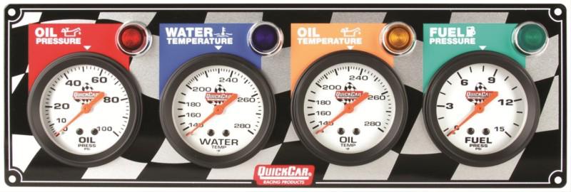 Quickcar 61-6021 oil/water temperature 2 5/8" analog gauge panels -  qrp61-6021