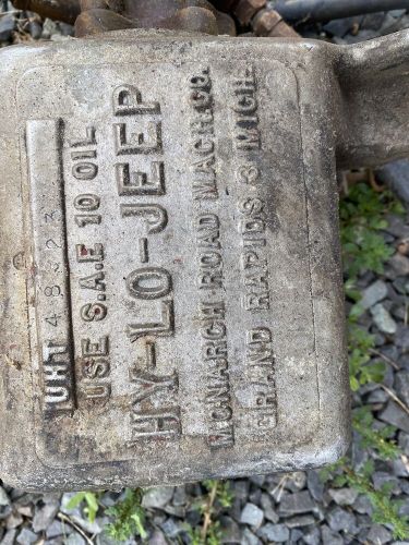 Willys Monarch HY-LO-JEEP plow pump UNT with Pulley Vintage 22312 J, US $150.00, image 3