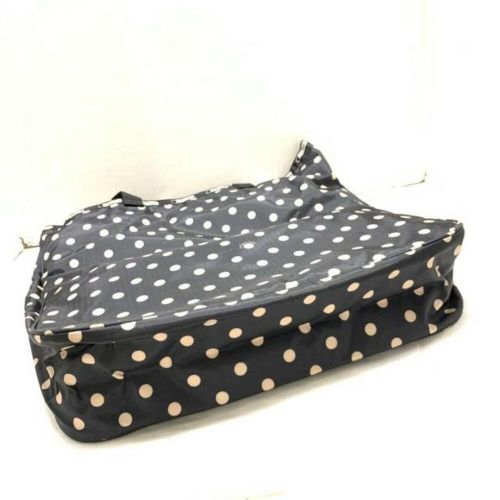 Lesportsac Tote Bag - 8099 D318 Dark Gray Ivory Dot Pattern Lesponylon, US $79.94, image 5