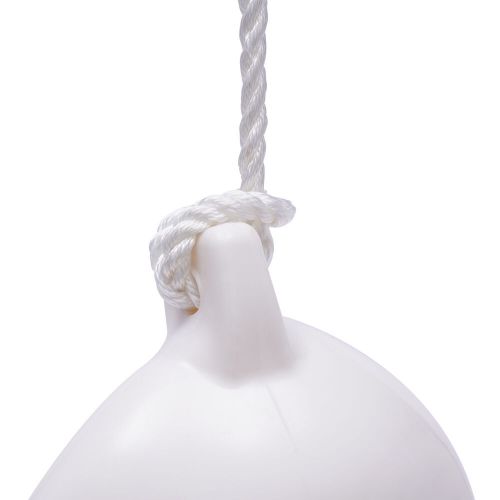 4 pcs boat fenders white pvc material dock bumper shield protect 6.5" x 24" new/