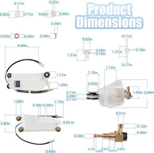 1200-8M0063190 Oil Reservoir Tank Assembly for 2000-2014 Mercury 135/150/175HP, US $72.80, image 12