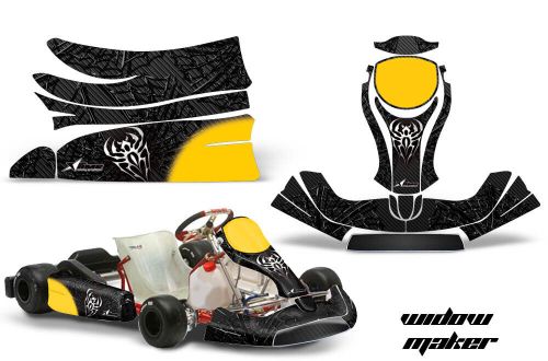 Graphics kit sticker decal wrap for kart freeline birel cadet window maker