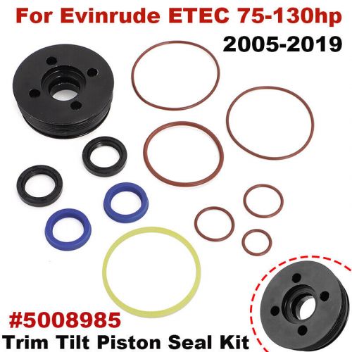 For Evinrude ETEC Trim Tilt Seal Repair Kit 5008985 With End Cap 75-130hp 05-19, US $63.99, image 4
