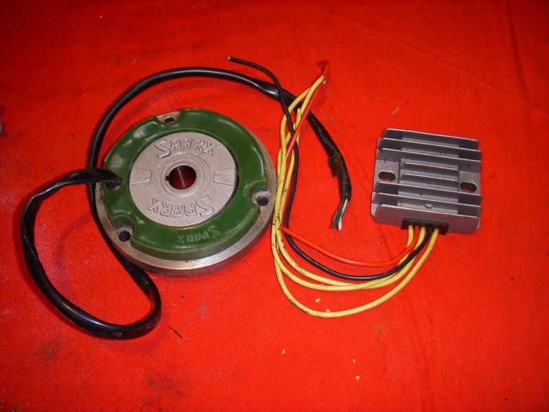 SPARX HIGH OUTPUT 3 PHASE ALTERNATOR AND REGULATOR FOR TRIUMPH BSA OR OTHER BRIT, US $100.00, image 3