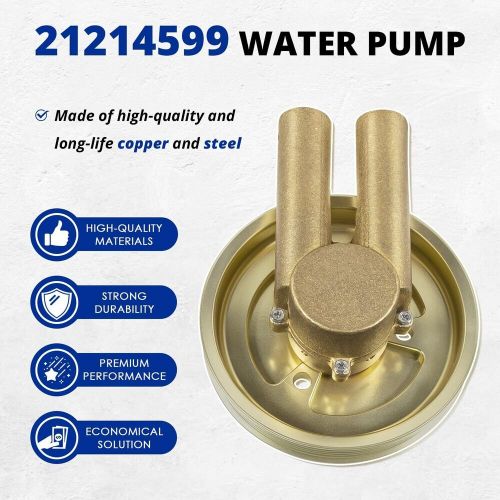 21214599 Crank Mounted Sea Water Pump for Volvo Penta Engines 4.3/5.0/5.7, US $89.99, image 6