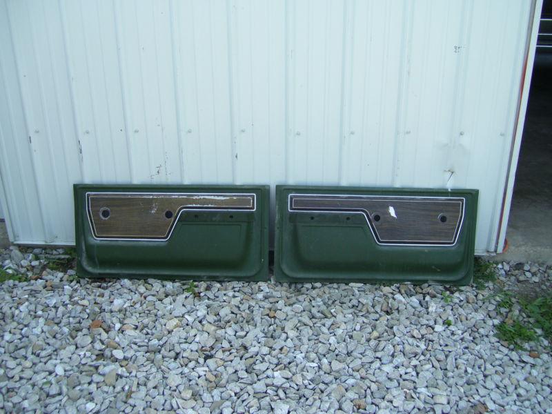 1972 chevy gmc cheyenne. green  door panels. 67-72