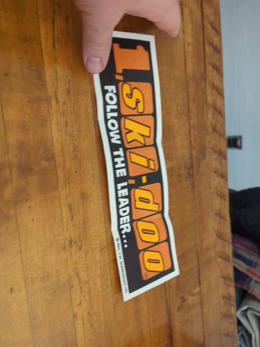 Vintage Bombardier 1, Ski-Doo Follow the Leader... Bumper Sticker, US $9.99, image 3