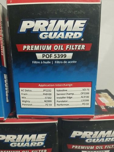 5 Pack Prime Guard Engine Oil Filters POF 5399, US $29.90, image 3