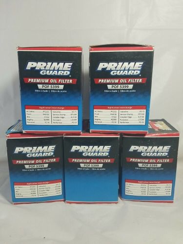 5 Pack Prime Guard Engine Oil Filters POF 5399, US $29.90, image 5