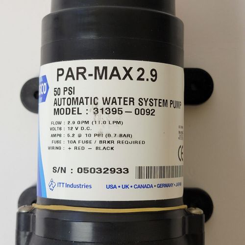 Jabsco Par Max 2.9 Water Pump, US $116.96, image 2