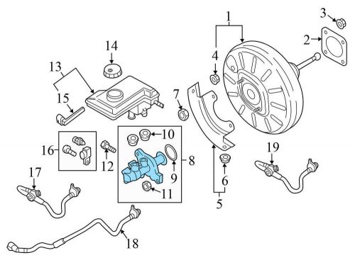 2017-2019 VW GOLF ALLTRACK - Brake Master Cylinder 5Q1611021A, US $39.99, image 2