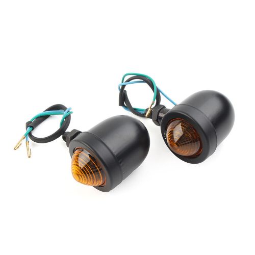 Black Motorcycle Turn Signal Lights For Harley Cafe Racer Bobber Chopper, US $19.51, image 8