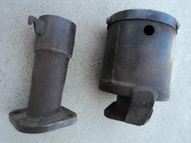 Go Cart Exhaust Manifold & Exhaust Can Yamaha 100, US $39.00, image 2