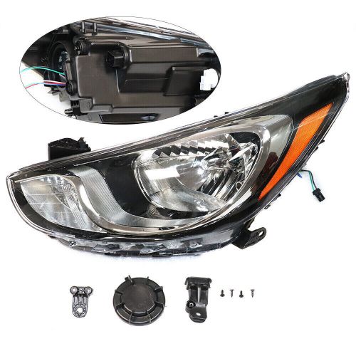 For 2012-2014 Hyundai Accent Sedan Halogen Headlight Left Driver Side Headlamp, US $79.24, image 4
