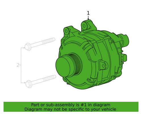 GM OEM 2022- 2024 Sierra 1500,Silverado 1500 Electrical Alternator - 13552639, US $246.95, image 4