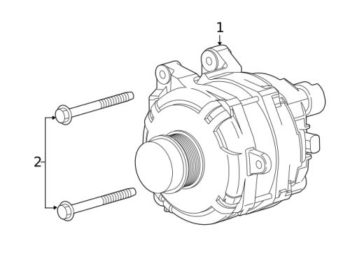 GM OEM 2022- 2024 Sierra 1500,Silverado 1500 Electrical Alternator - 13552639, US $246.95, image 5