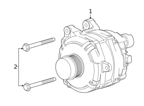 GM OEM 2022- 2024 Sierra 1500,Silverado 1500 Electrical Alternator - 13552639, US $246.95, image 9