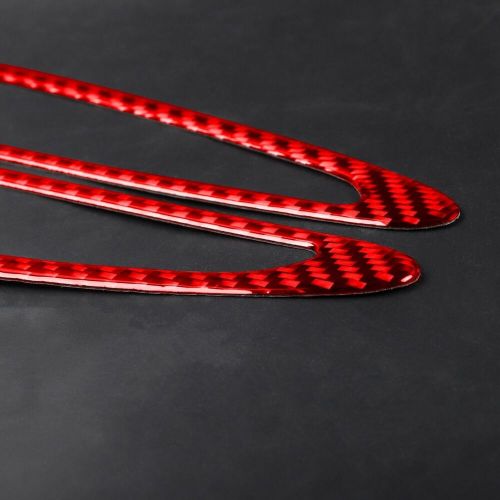 For GR Supra A90 20-22 Side Door Red Carbon Fiber Rearview Mirror Cover Trim, US $9.49, image 2