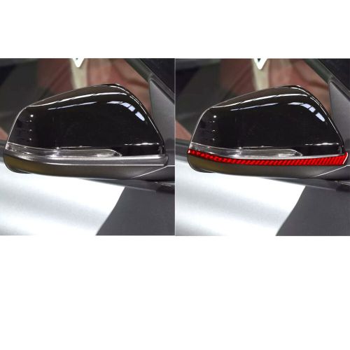 For GR Supra A90 20-22 Side Door Red Carbon Fiber Rearview Mirror Cover Trim, US $9.49, image 6