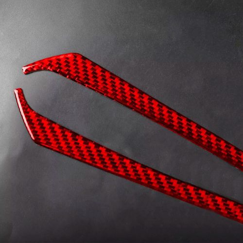For GR Supra A90 20-22 Side Door Red Carbon Fiber Rearview Mirror Cover Trim, US $9.49, image 8